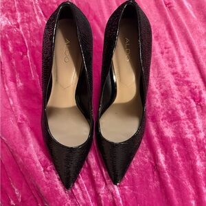 ALDO Black Sequin Women's Heels